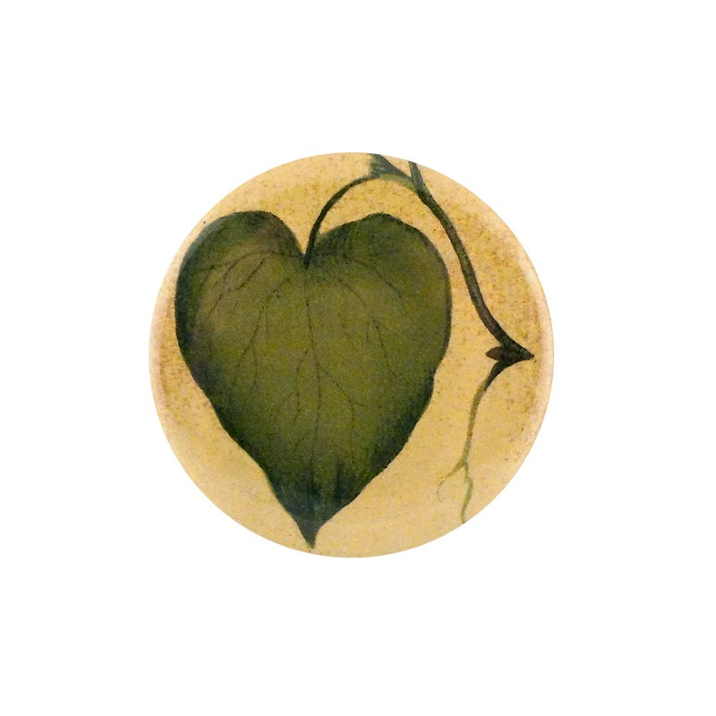 【JOHN DERIAN】ポケットミラー Heart Leaf Shape