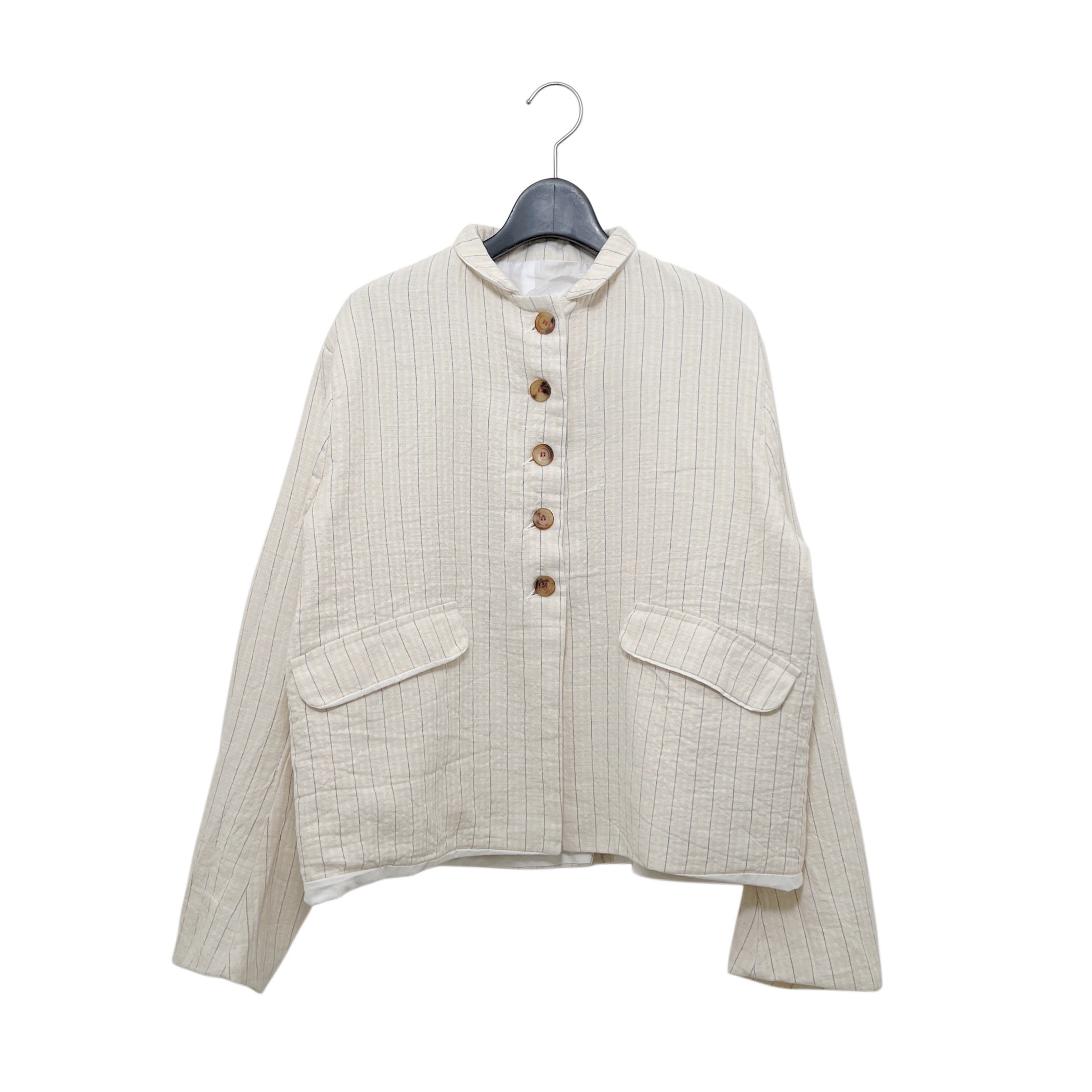 HANNOH】JACKET Julie_Natural 01 | フィールシーン / FEEL SEEN