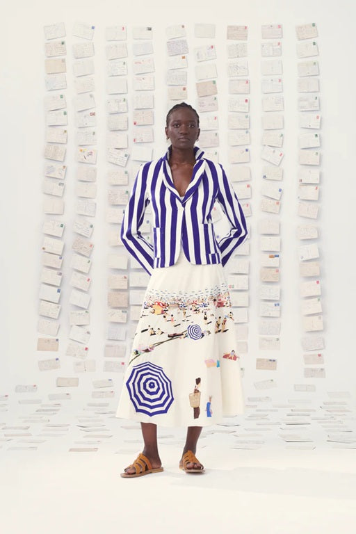 Mii Collection】hand embroidered skirt/56 | フィールシーン / FEEL