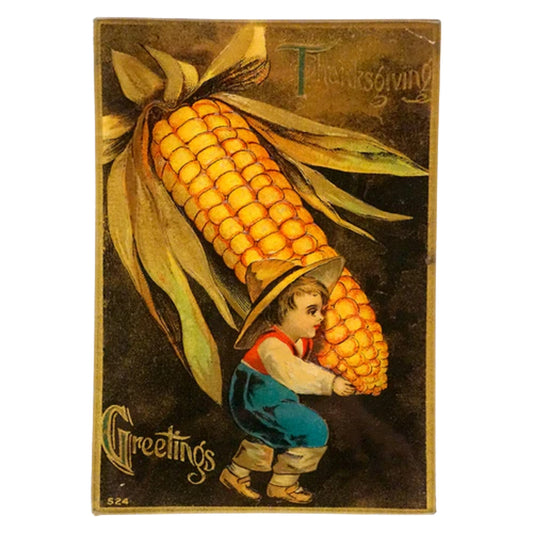【JOHN DERIAN】デコパージュプレート Thanksgiving Greetings Mini-Tray