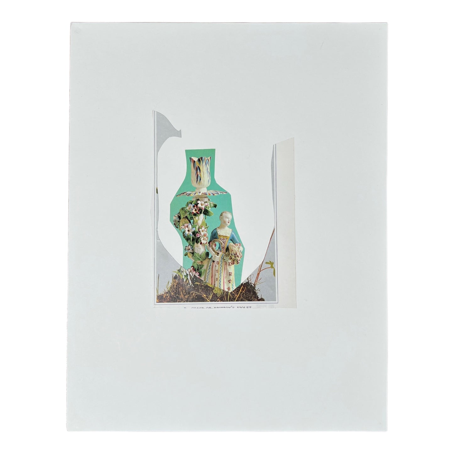 【Alison Owen】Hepherdess in Violets(& Boy in violets)_Collage