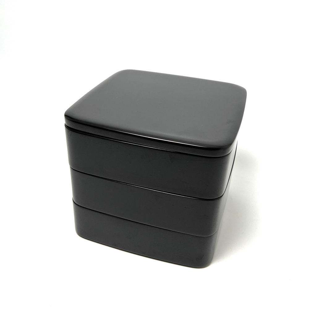 【塗師屋いち松】重箱 3段黒