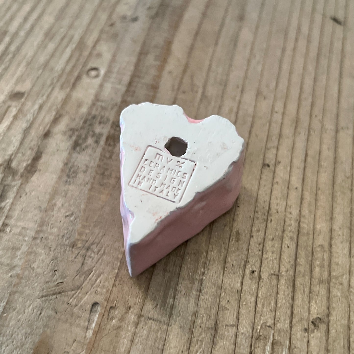 【MV% ceramics design】Small Rose Heart