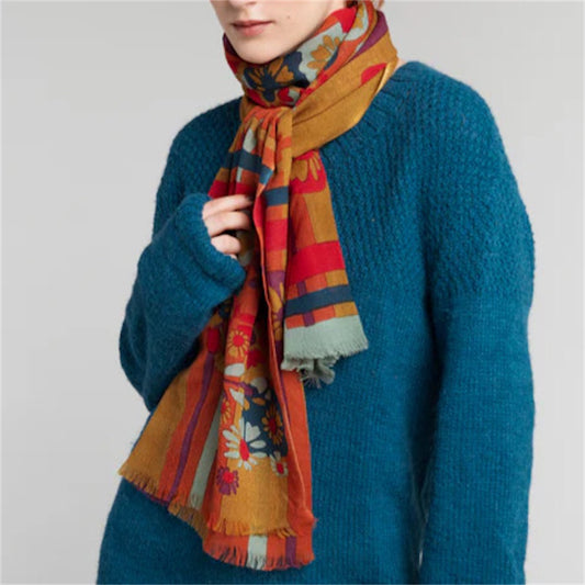 【Les Touristes】ストール_WOOL 038_70x180