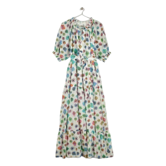 【Mii collection】PRINTED COTTON FRILLS DRESS
