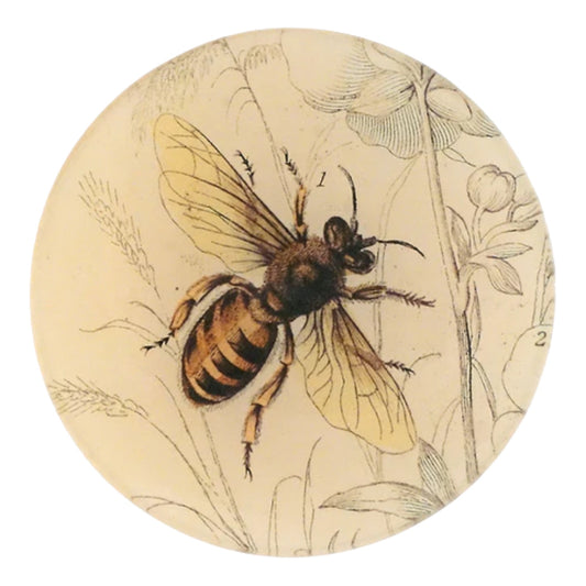 【JOHN DERIAN】デコパージュプレート Honey Bee (facing right)_5R