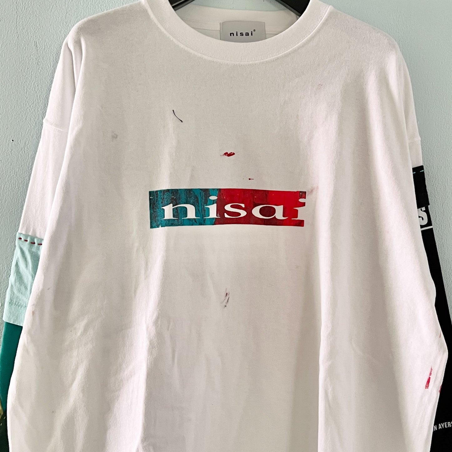 【nisai】古着解体再構築のロンT R023
