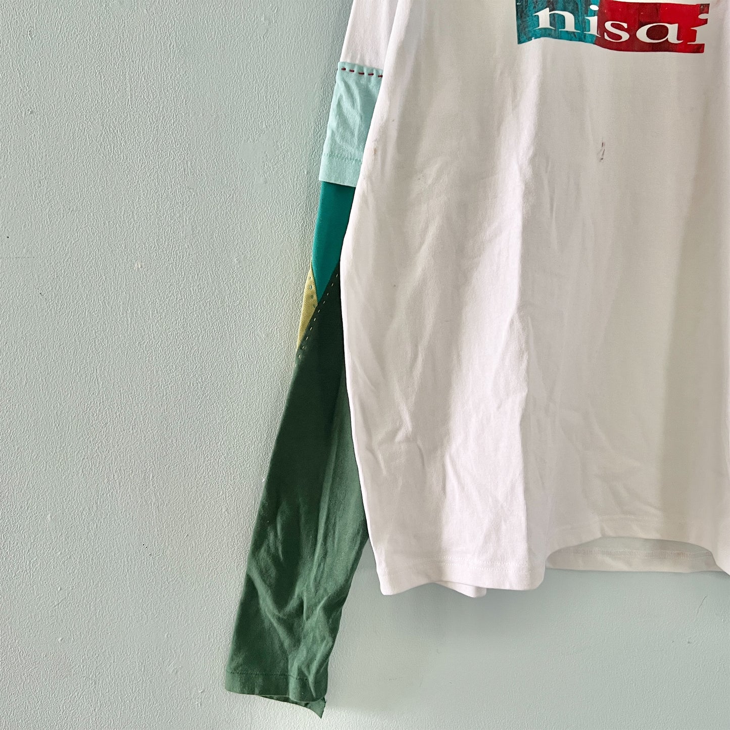 【nisai】古着解体再構築のロンT R023