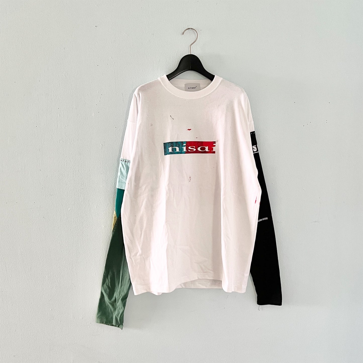 【nisai】古着解体再構築のロンT R023