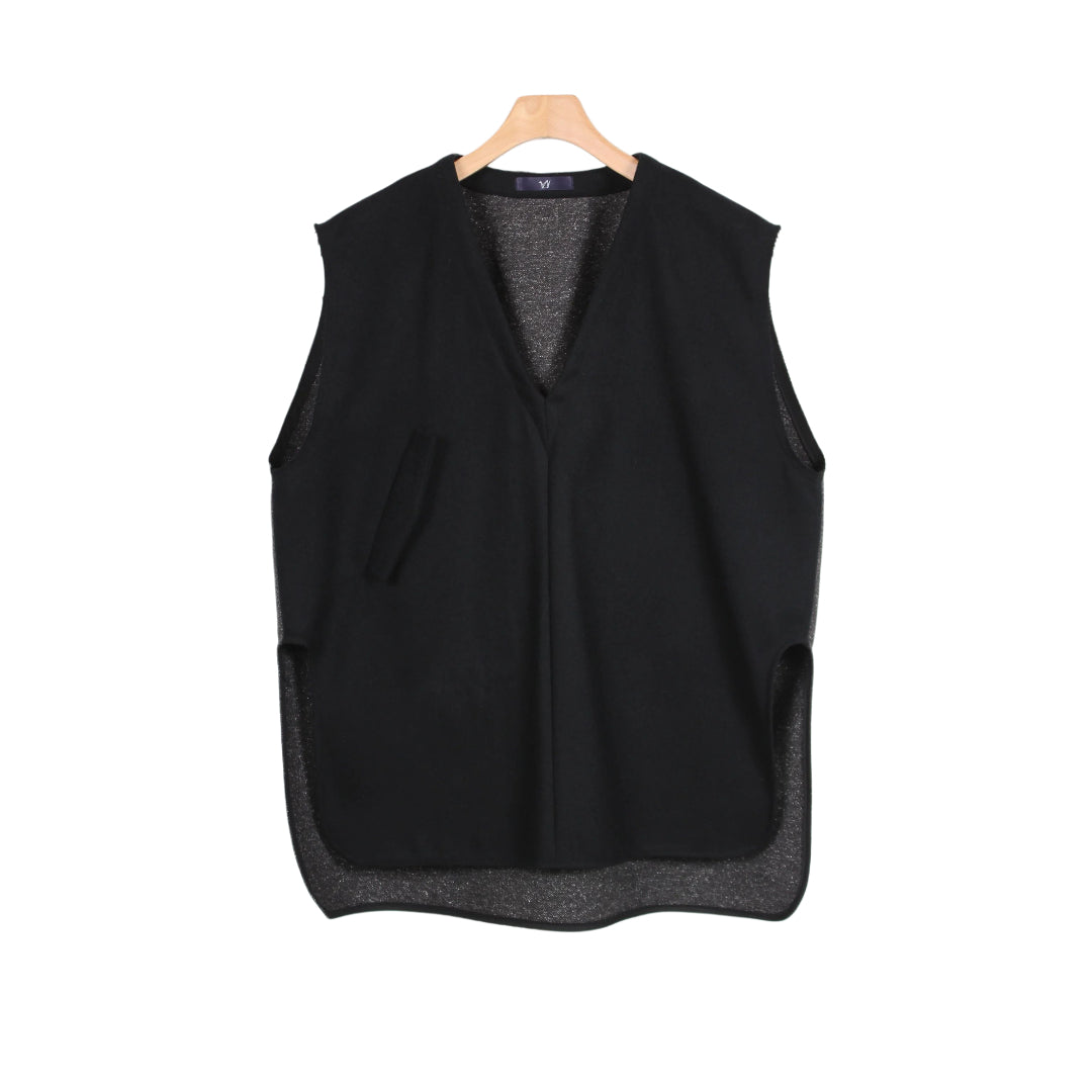 【ohta】black vest st-118