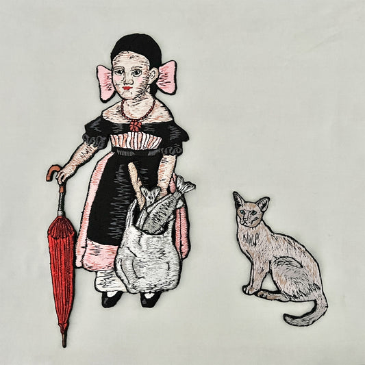 【ma.macaron】買い物少女と猫