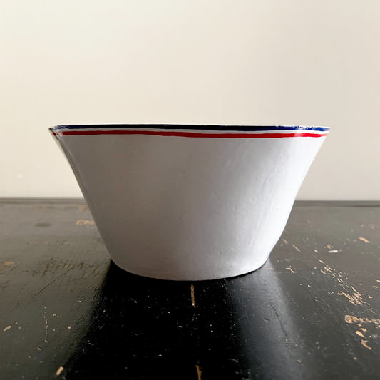 【Astier de Villatte】Tricolore Salad Bowl