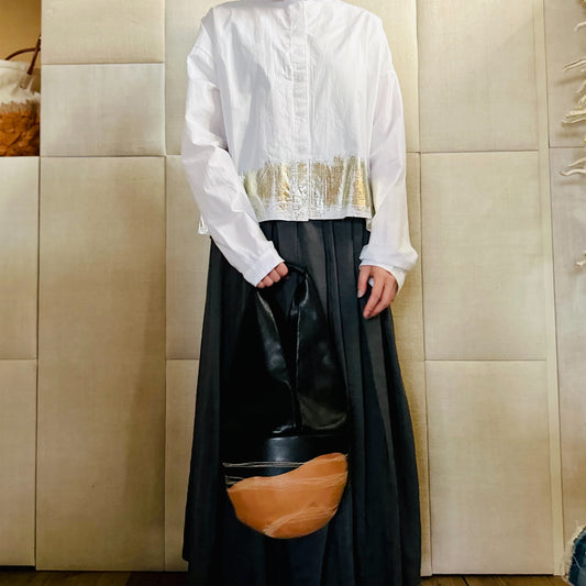 【H+ HANNOH WESSEL】SKirt Jeromina_Zinc 66