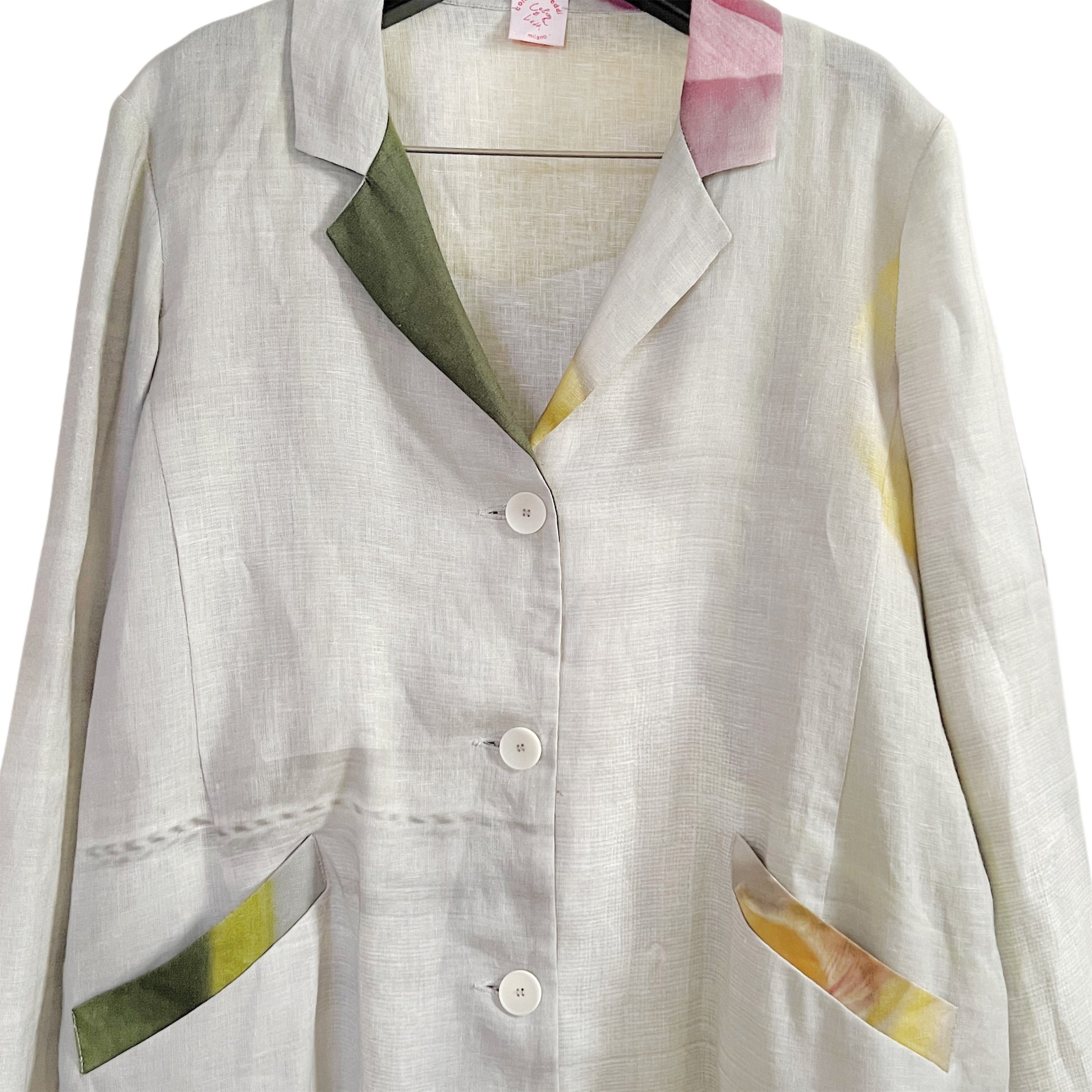 【Colomba Leddi】COAT_LINEN_three tulips