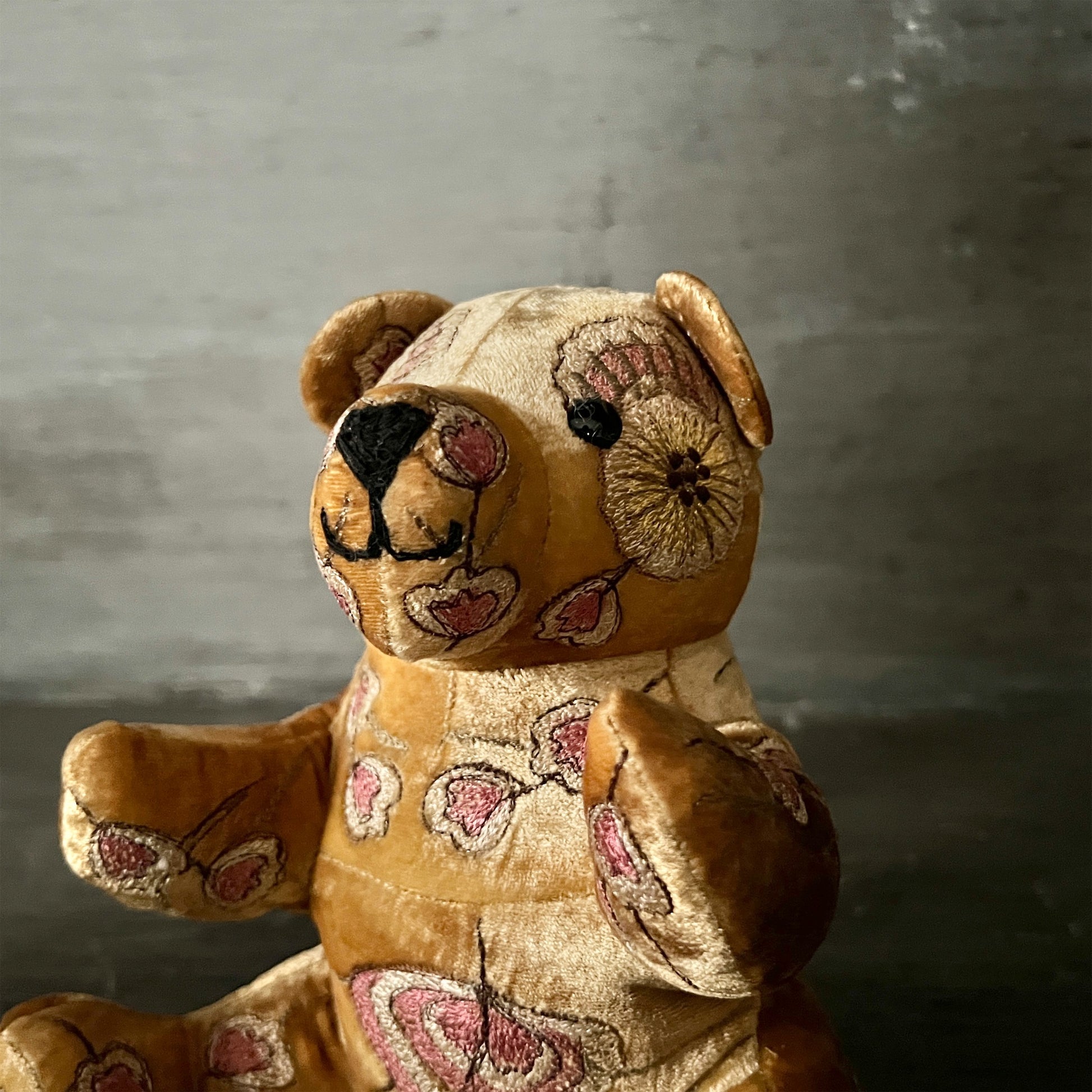 【Anke Drechsel】シルクベルベット Bear_Shaded Oro
