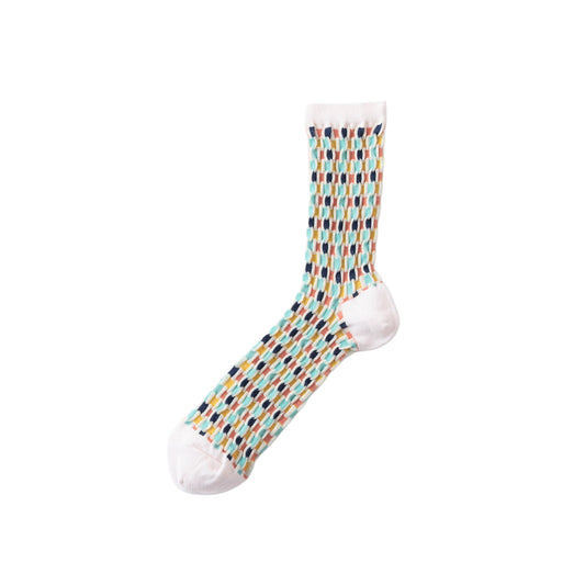【TRICOTE】BUMPY CHECKERD SOCKS