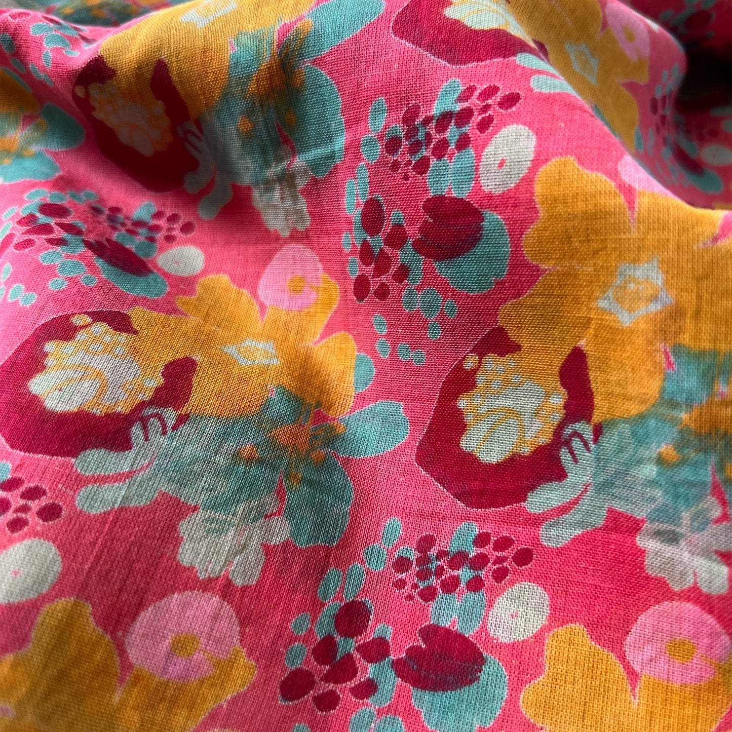 【Les Touristes】CURTAIN _mackintosh coral