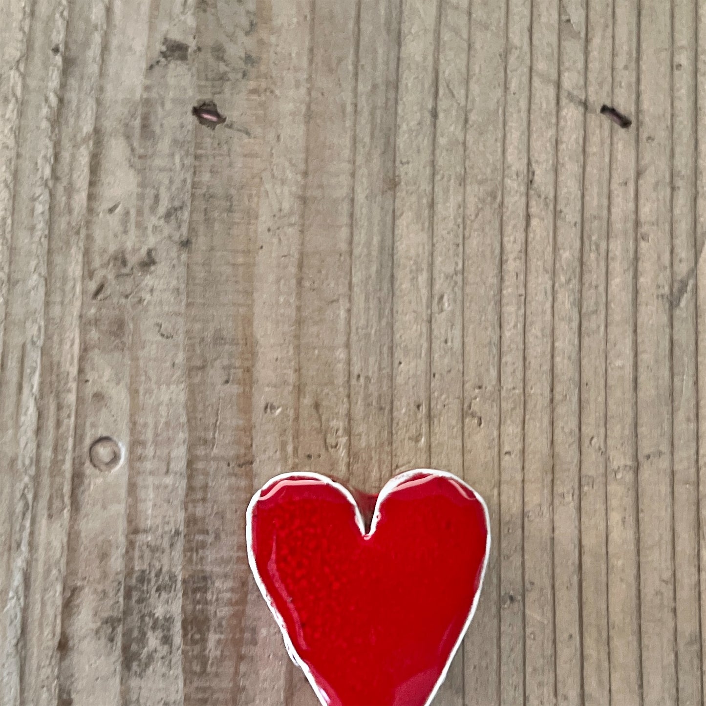 【MV% ceramics design】Small Red Heart