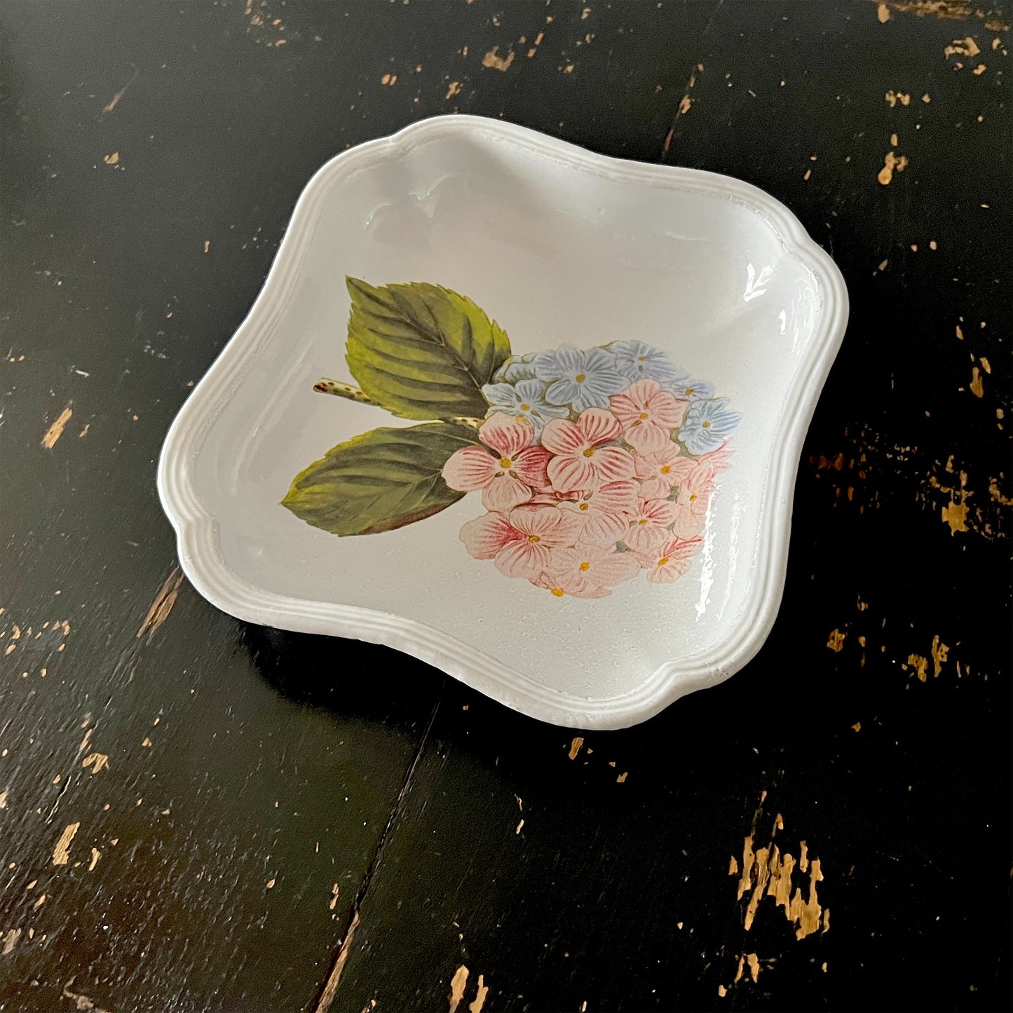 【Astier de Villatte】John Hydrangea Flower スーププレート