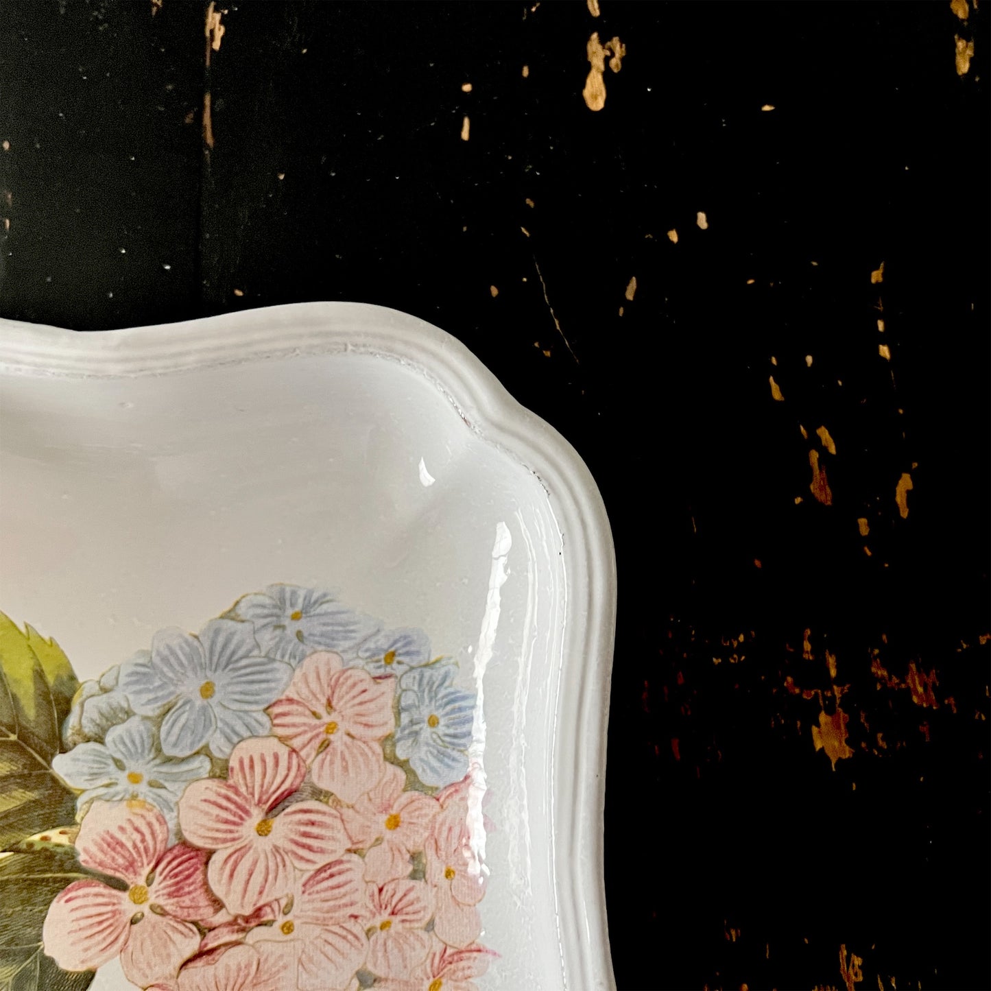 【Astier de Villatte】John Hydrangea Flower スーププレート