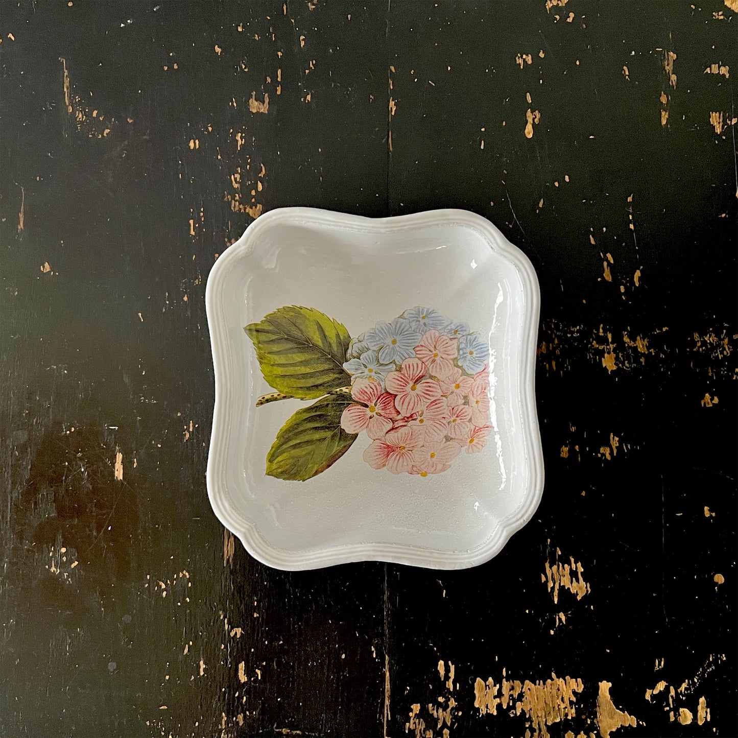 【Astier de Villatte】John Hydrangea Flower スーププレート