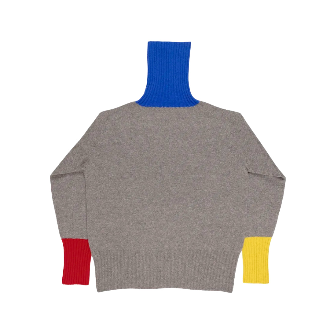 【LA FETICHE】Unisex Oversized Seam-Free Polo Sweater
