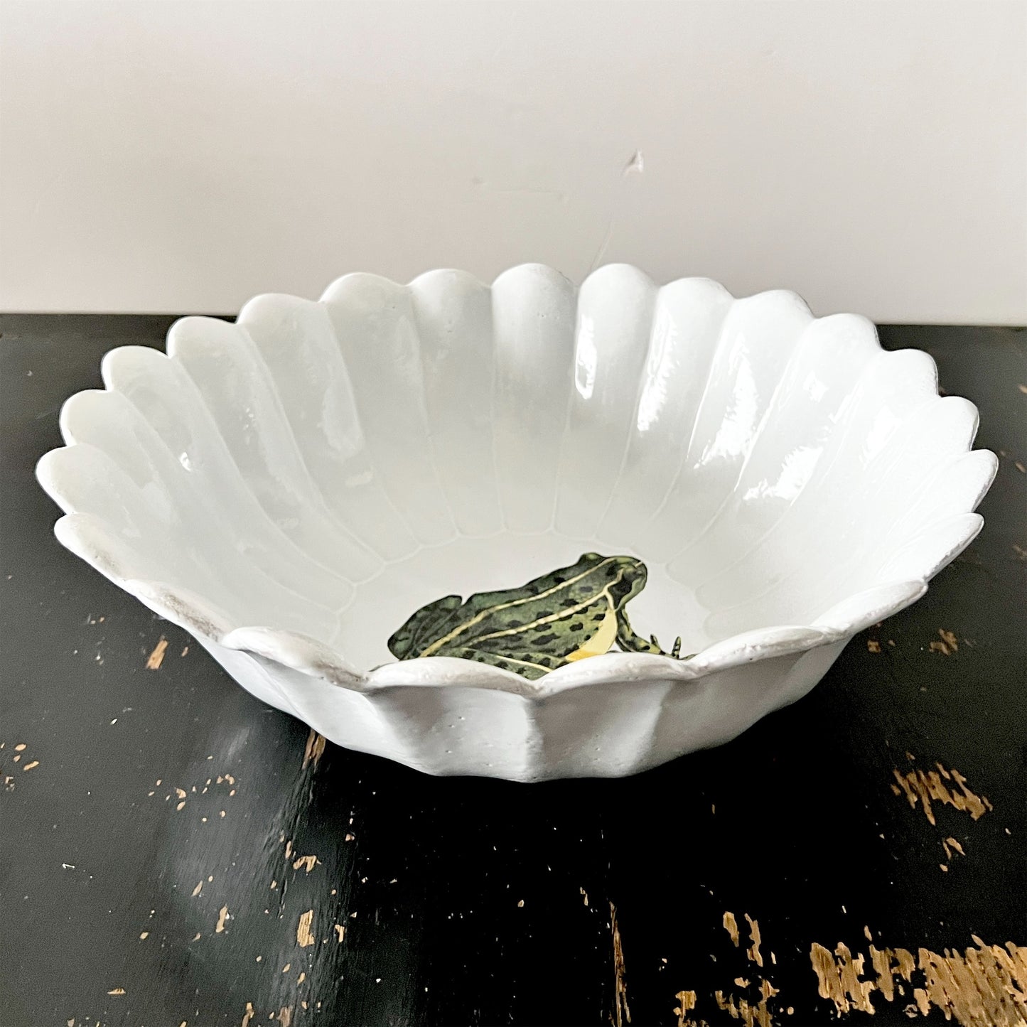 【Astier de Villatte】Sitting Frog ラージサラダボウル