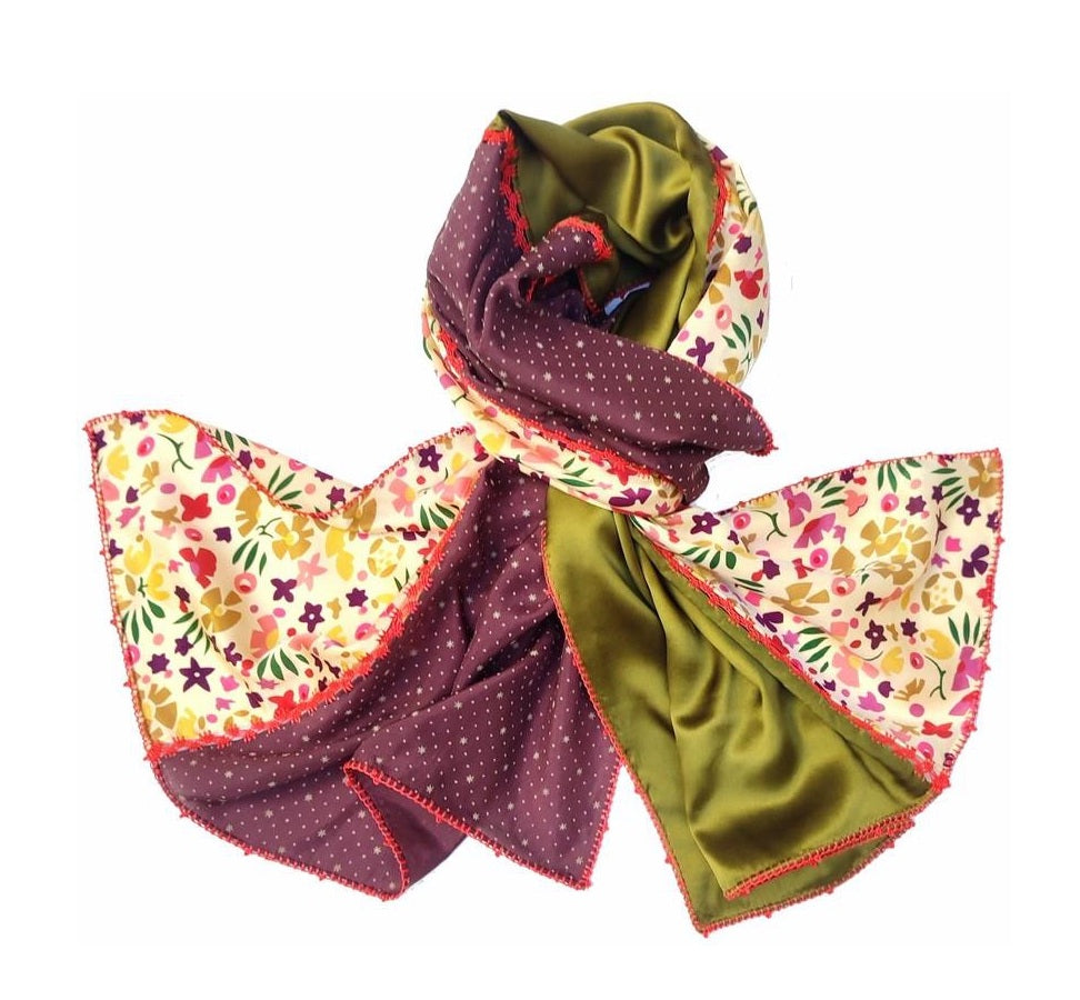 【Leo Atlante】OUPS Scarf_plum