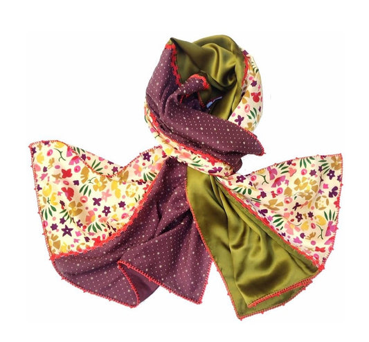 【Leo Atlante】OUPS Scarf_plum