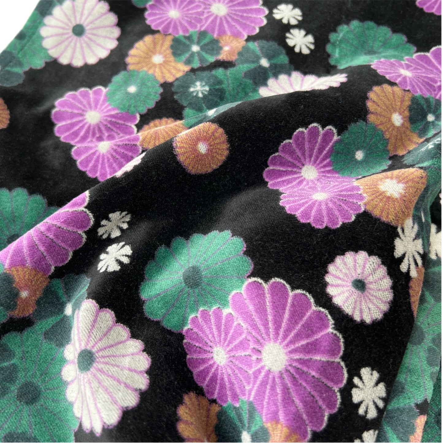 【Les Touristes】ベルベットカーテン MELLOW BLACK