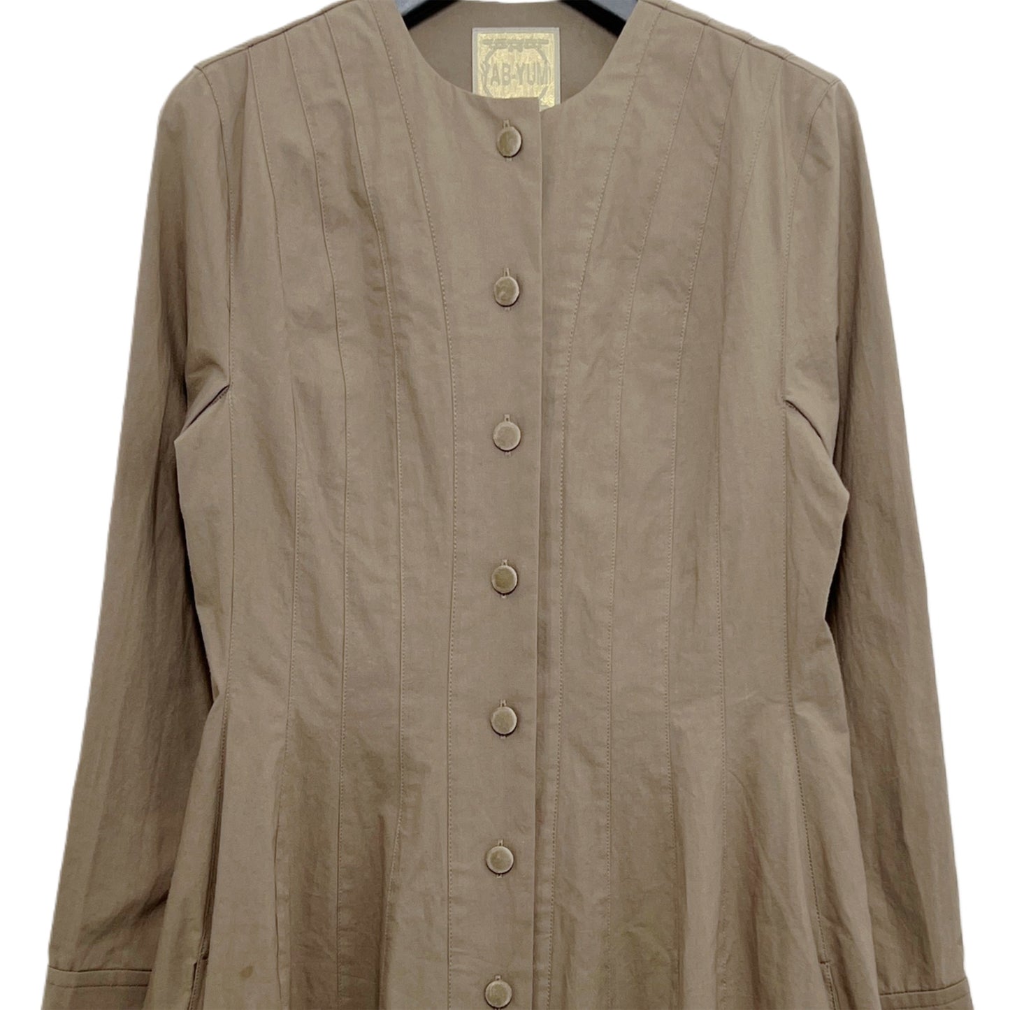 【YAB-YUM】VERTICAL CUT COAT GRAY 242303-1