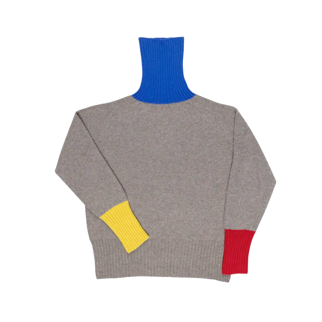 【LA FETICHE】Unisex Oversized Seam-Free Polo Sweater