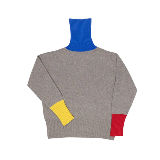 【LA FETICHE】Unisex Oversized Seam-Free Polo Sweater