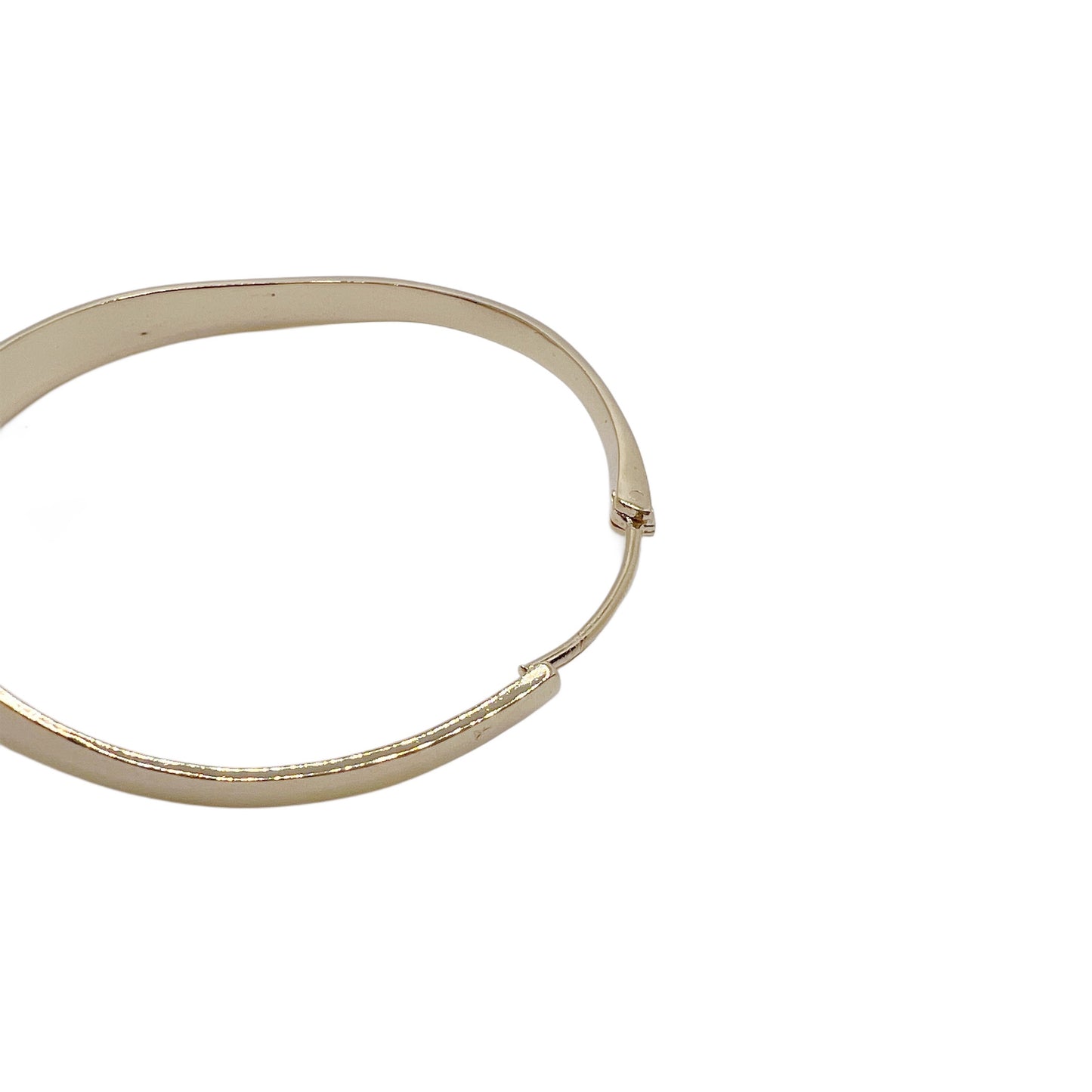 【Helena Rohner】round irregular gold plated brass hoops