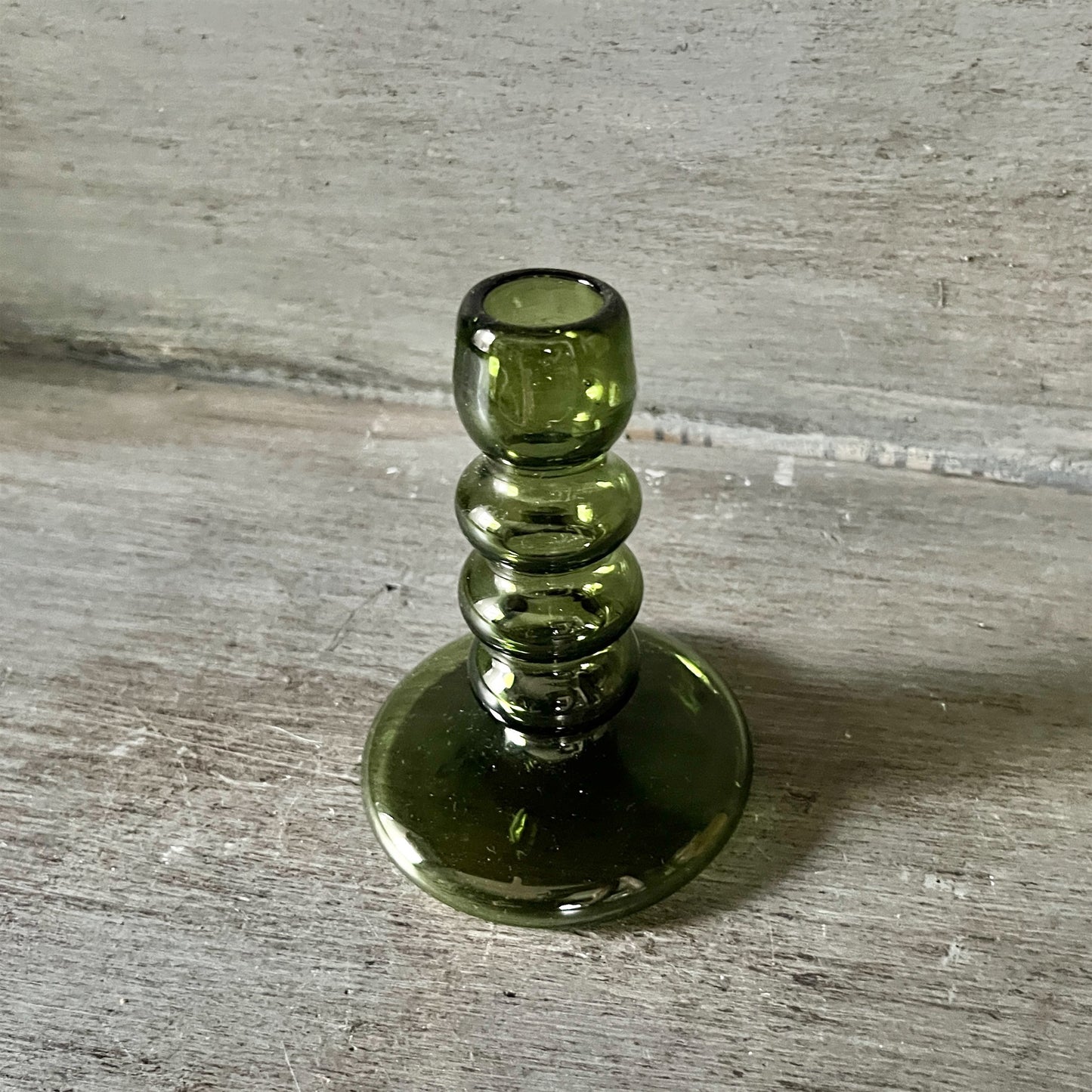 【La Soufflerie】フラワーベース Bougeoir Bulles Vert Fume
