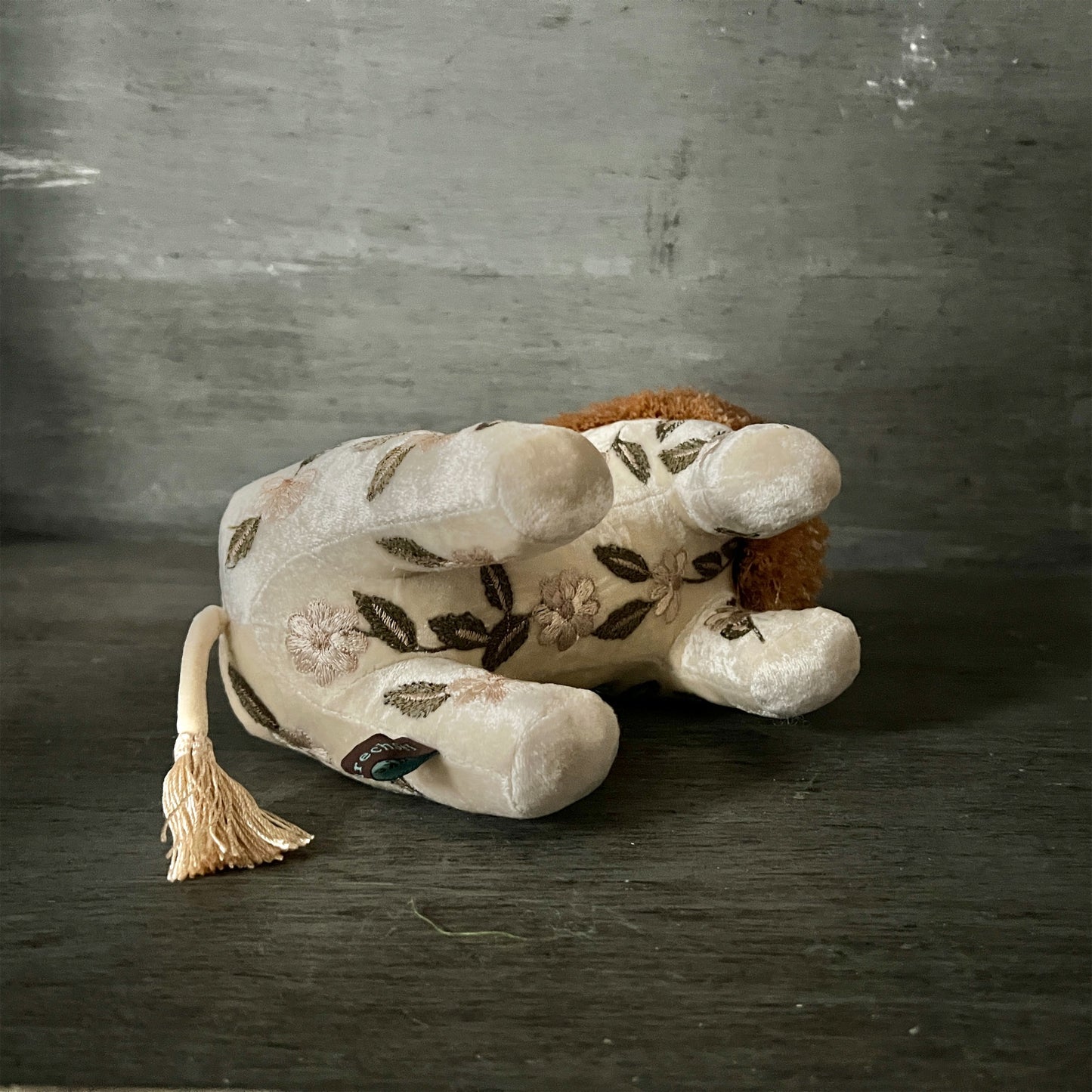 【Anke Drechsel】シルクベルベット Lion_Ivory
