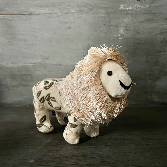 【Anke Drechsel】シルクベルベット Lion_Ivory