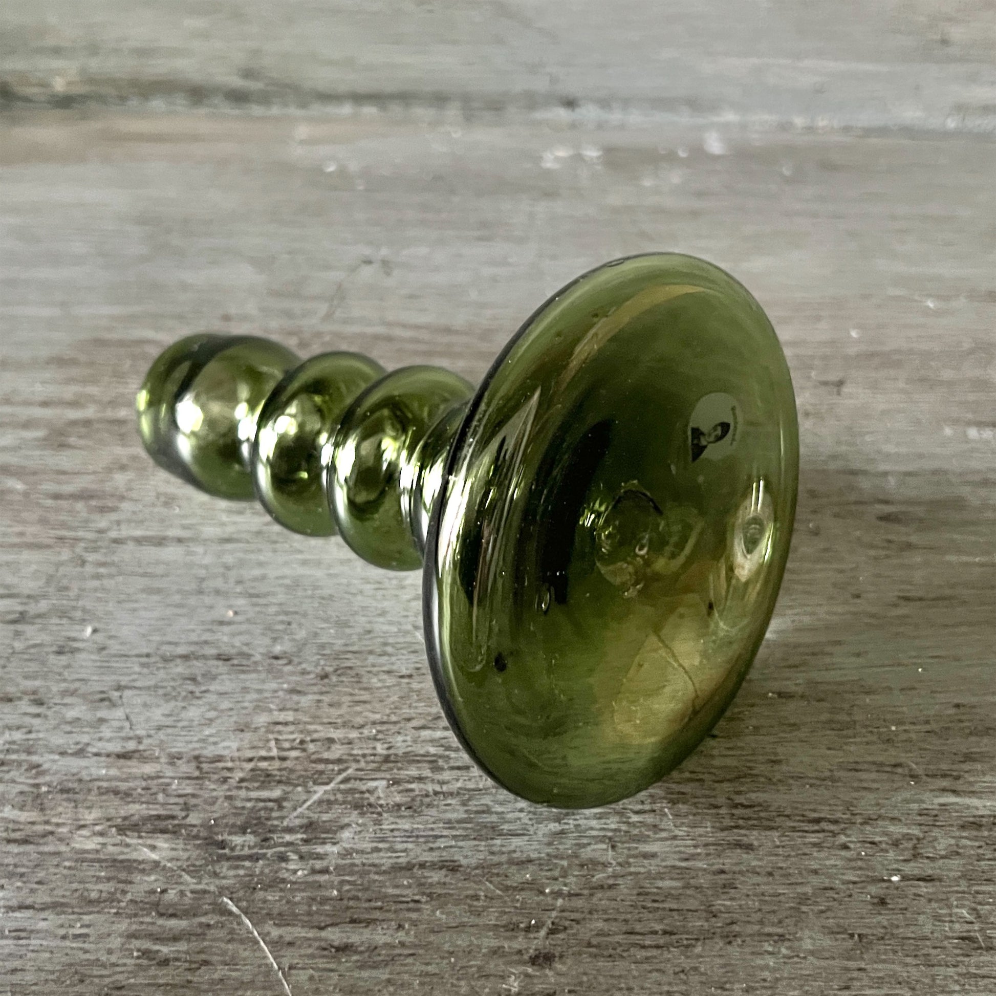 【La Soufflerie】フラワーベース Bougeoir Bulles Vert Fume