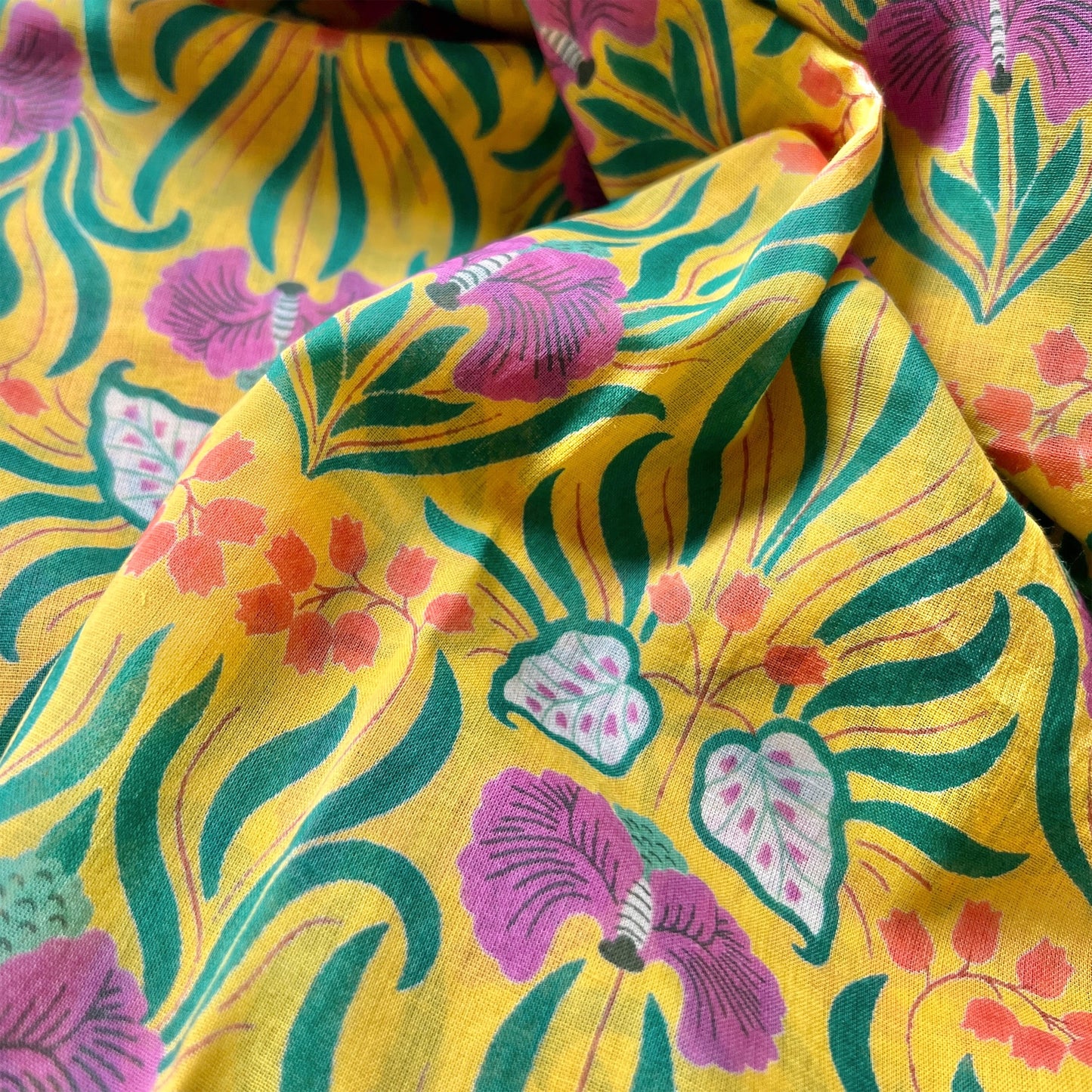 【Les Touristes】CURTAIN _muguet yellow