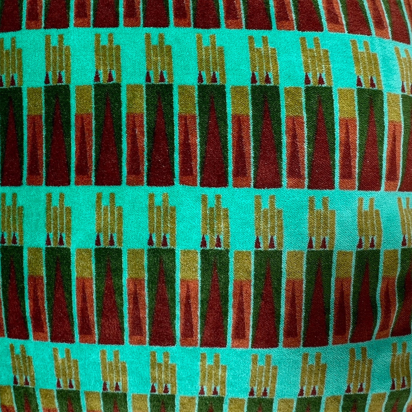 【Les Touristes】ベルベットクッションカバー velvet cushion square-green