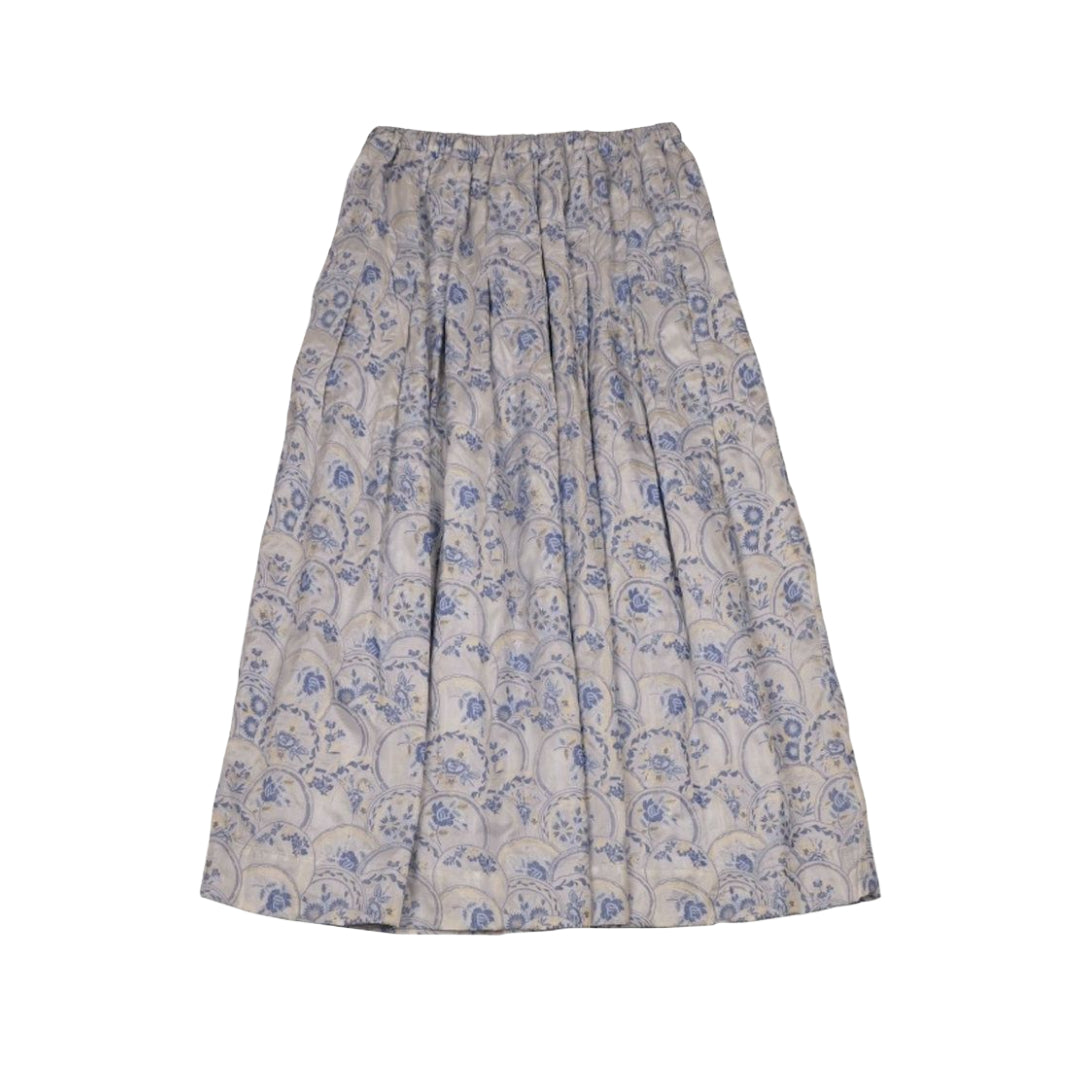 【Mii Collection】Jaquard Woven Brocade Skirt #36