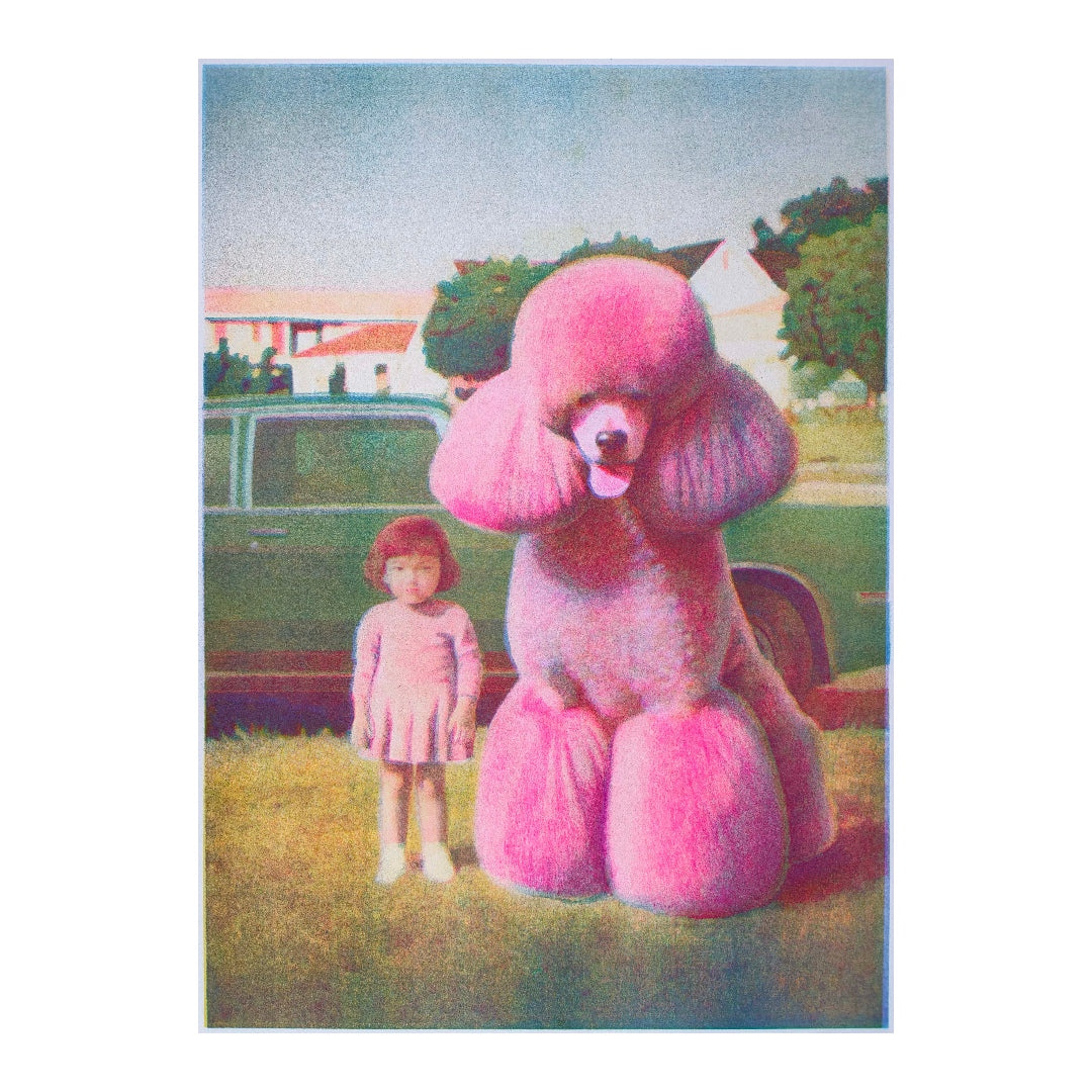 【都築まゆ美】Pink Dog