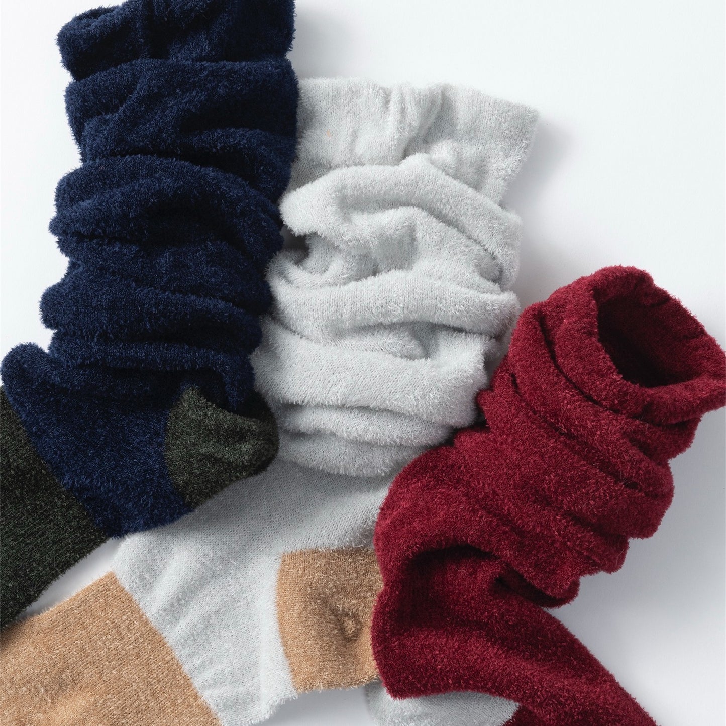 【TRICOTE】GATHER LOOSE HIGH SOCKS