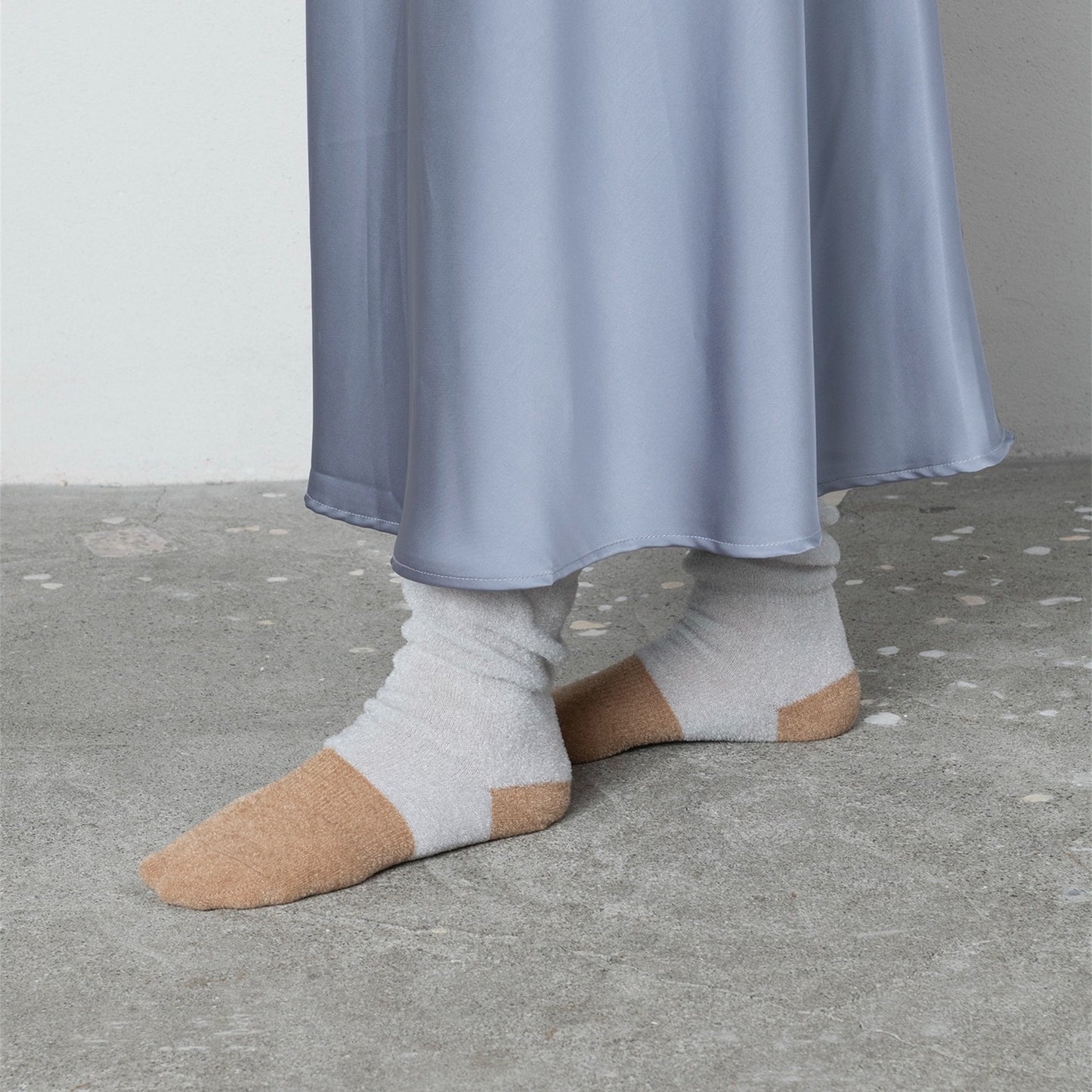 【TRICOTE】GATHER LOOSE HIGH SOCKS