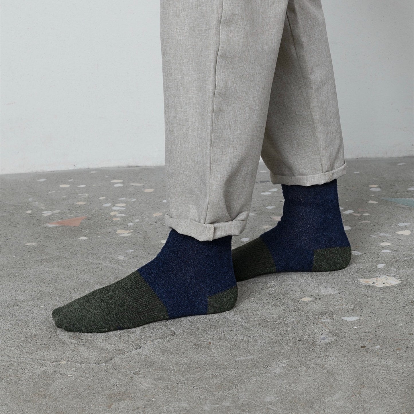 【TRICOTE】GATHER LOOSE HIGH SOCKS