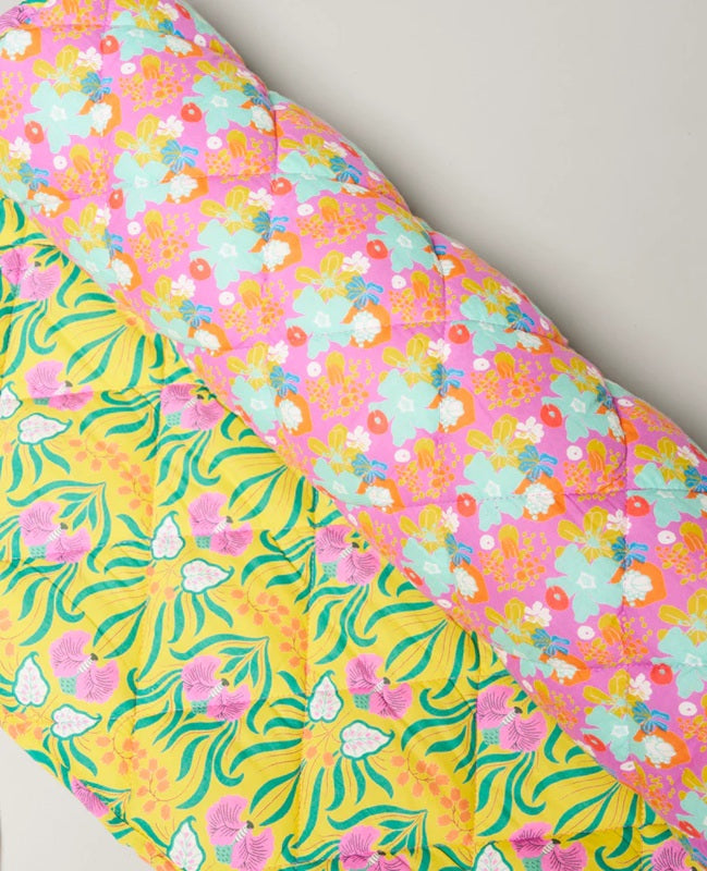 【Les Touristes】LEISURE MAT _mackintosh purple / muguet yellow