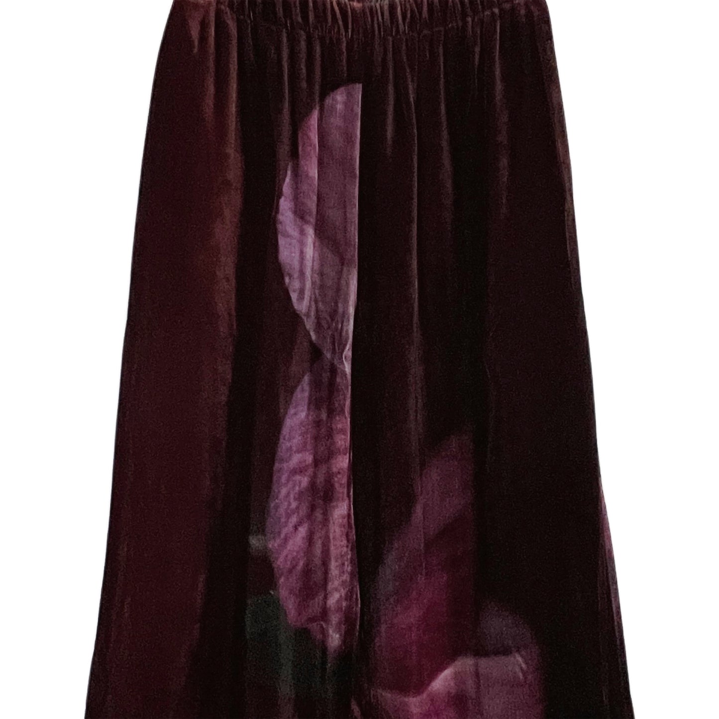 【colomba ledddi】Pants Coulisse_Silk velvet_Elleboro Bordeaux