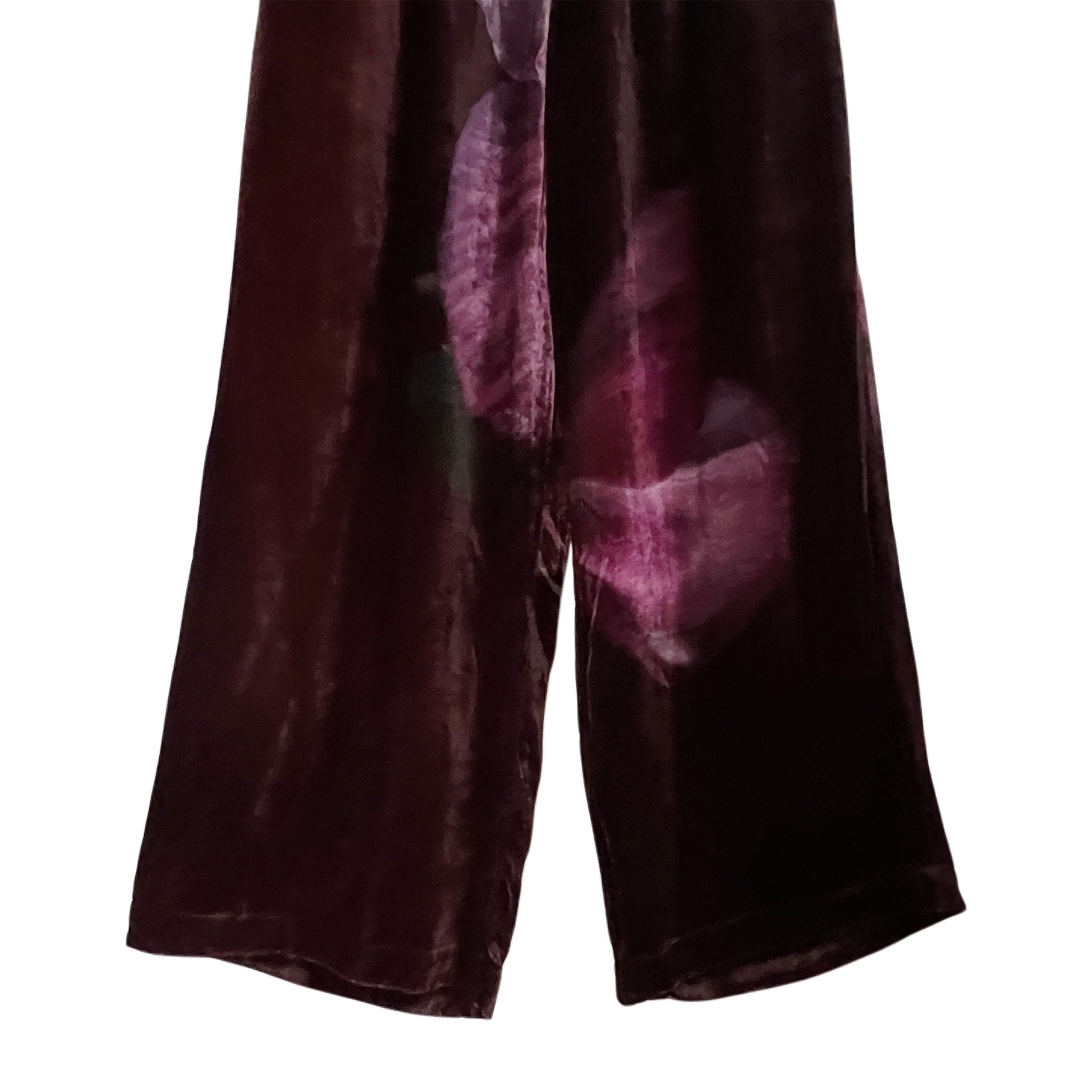 【colomba ledddi】Pants Coulisse_Silk velvet_Elleboro Bordeaux