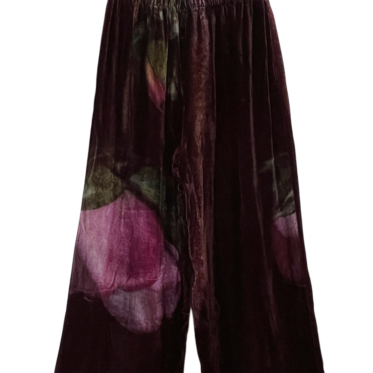 【colomba ledddi】Pants Coulisse_Silk velvet_Elleboro Bordeaux