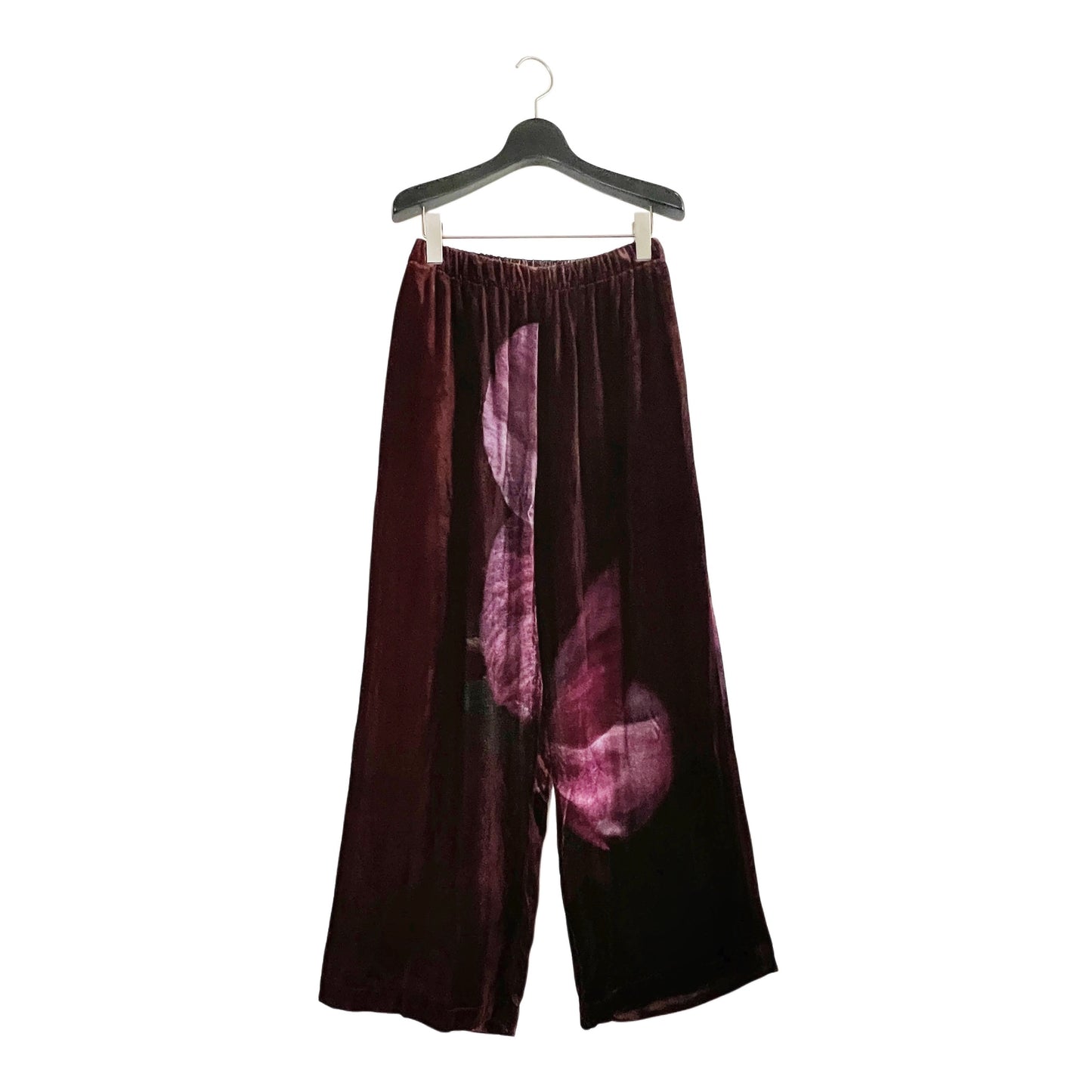 【colomba ledddi】Pants Coulisse_Silk velvet_Elleboro Bordeaux